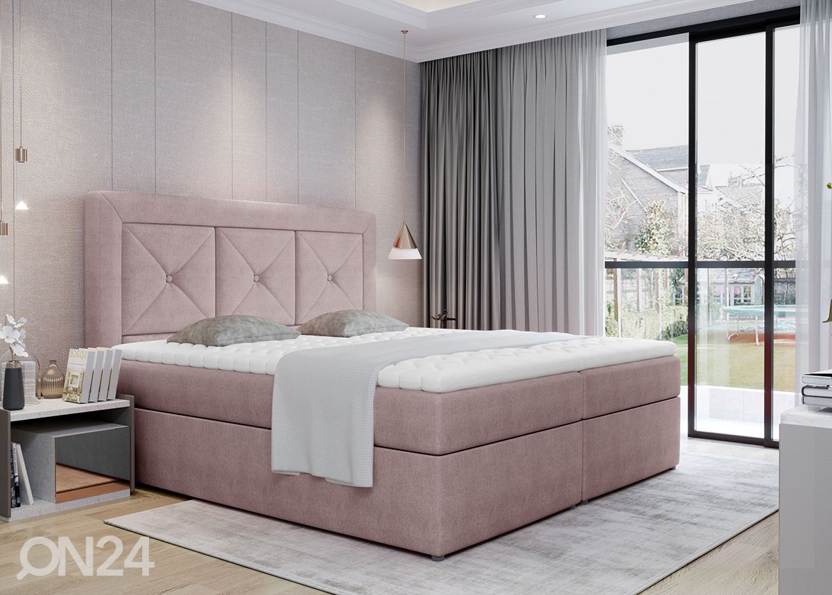 Континентальная кровать с ящиком 180x200 cm увеличить
