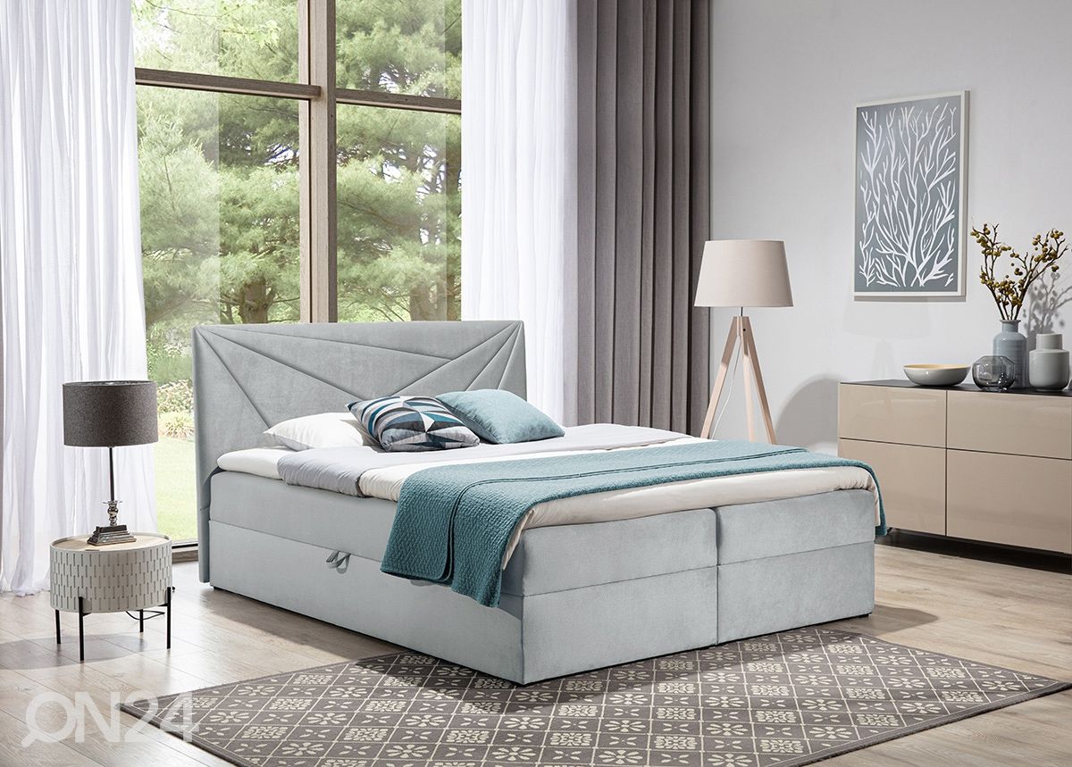 Континентальная кровать Pocket с ящиком 160x200 cm увеличить