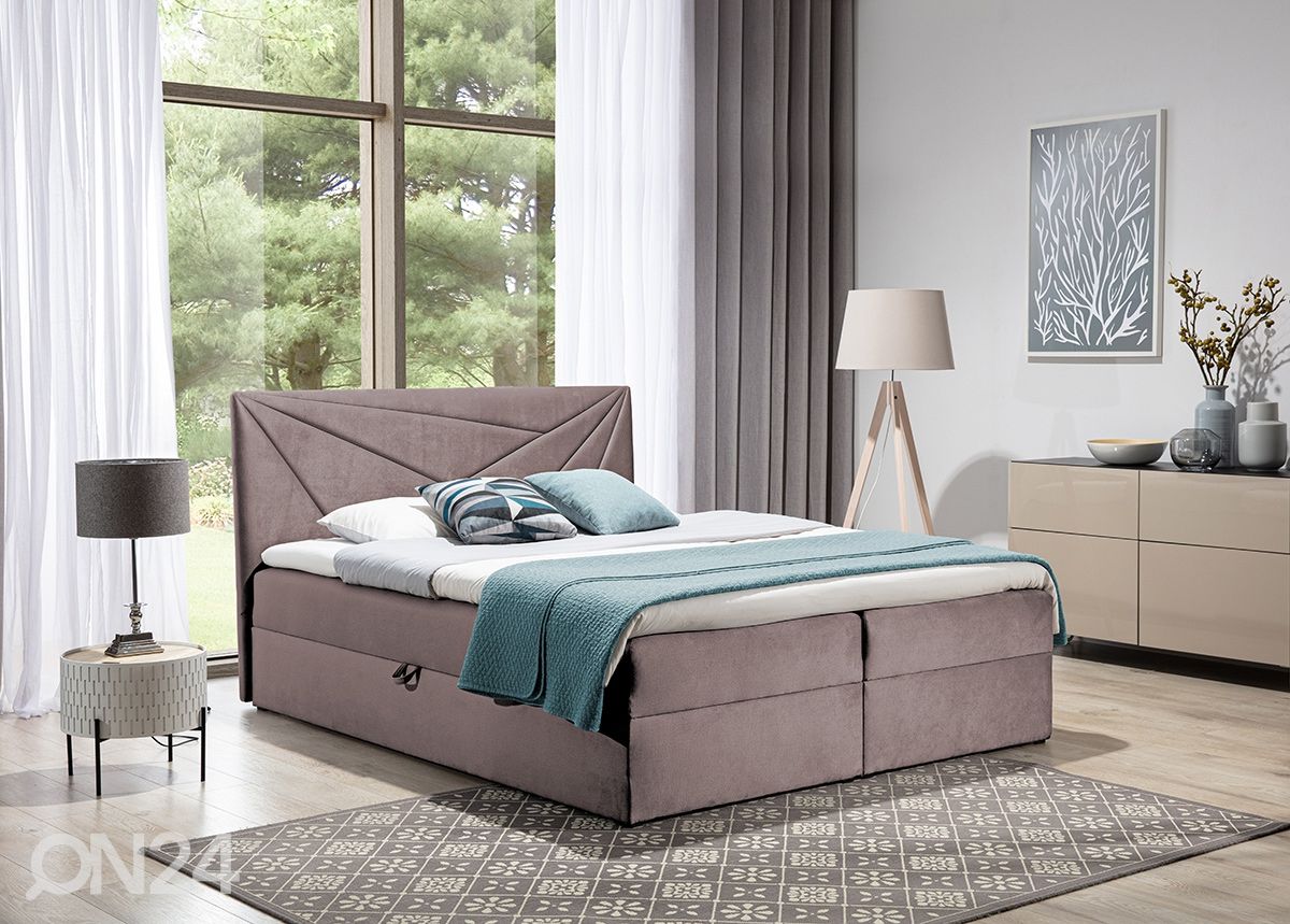 Континентальная кровать Pocket с ящиком 180x200 cm увеличить