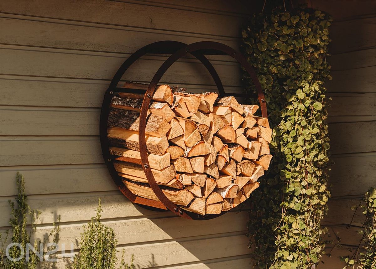 Корзина для дров Bern из стали Cor-Ten, Ø 72 см увеличить