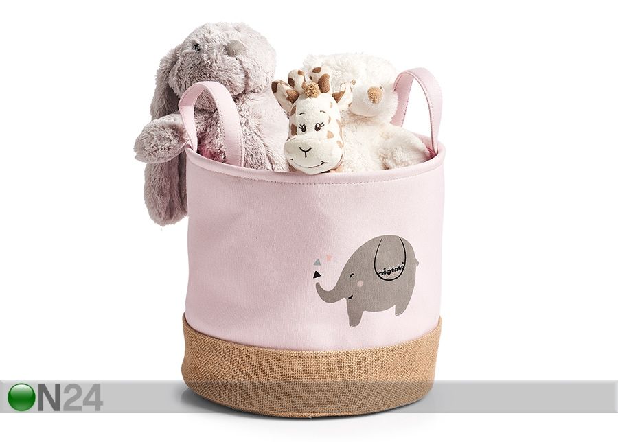 Корзина для игрушек Слон Ø 30x29 см увеличить