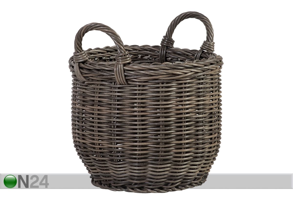 Корзина Wicker с ручками Ø34xh26/34 cm увеличить