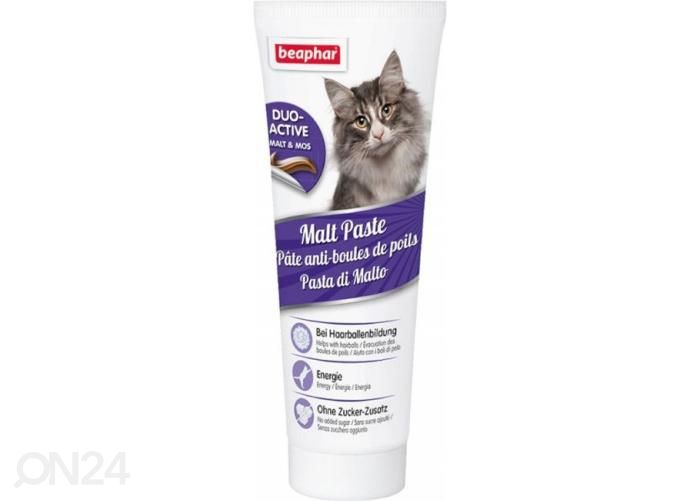 Кормовая добавка Beaphar Duo Malt Paste Anti Hairball 100 гр увеличить