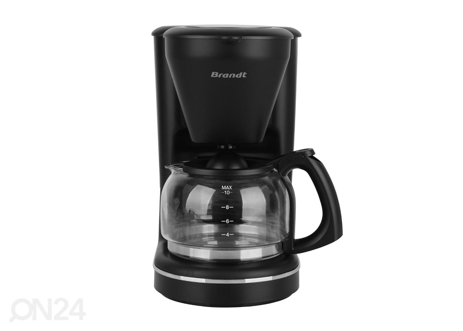 Кофеварка Brandt Classic CAF125B, черная увеличить
