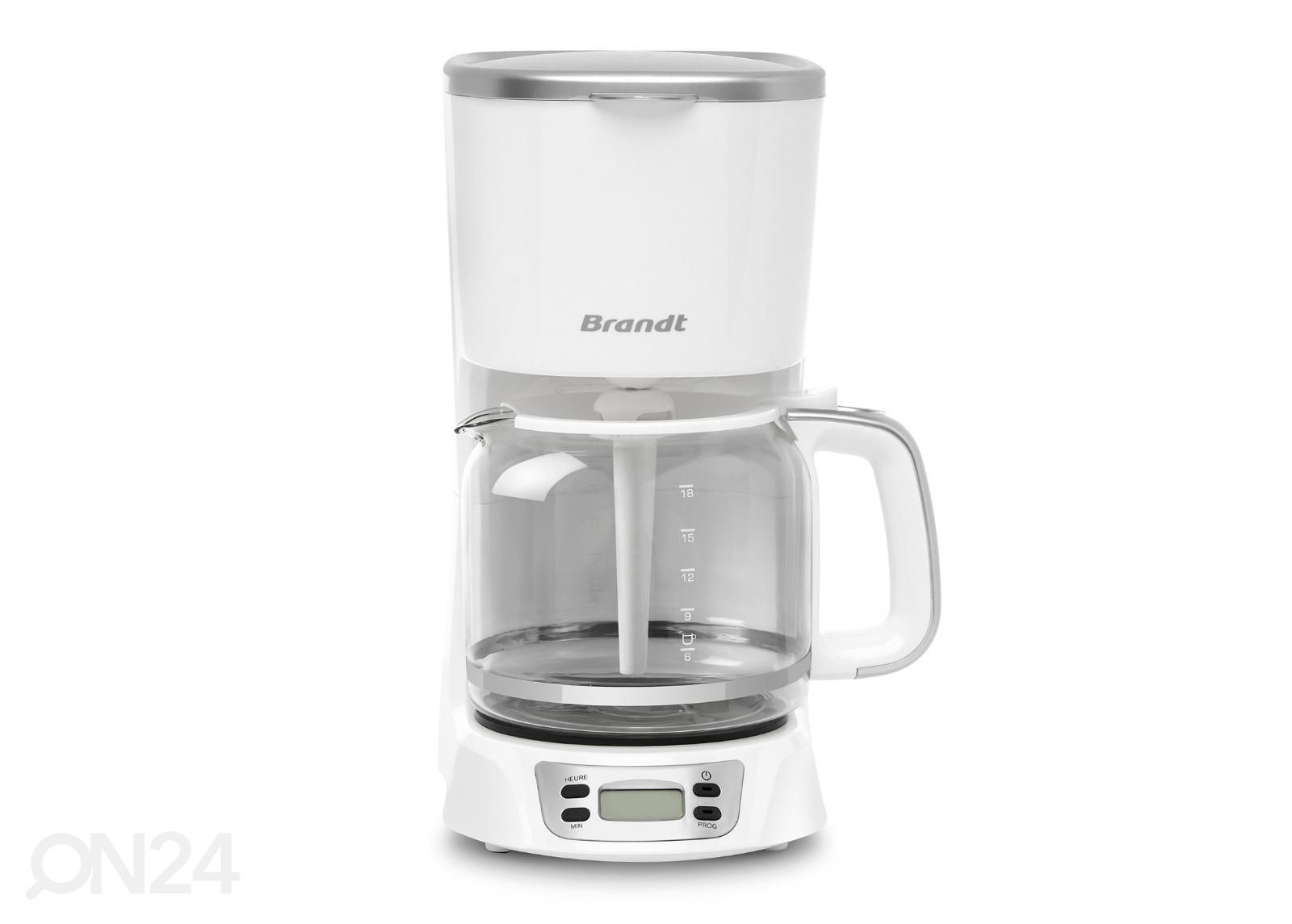Кофеварка Brandt L´intemporel CAF1318ES , белая увеличить