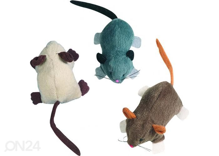 Кошачья игрушка мышка с кошачьей мятой увеличить