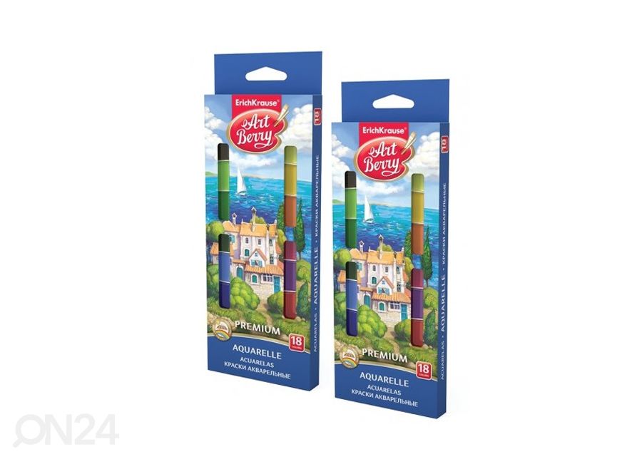 Краски акварельные ArtBerry Premium UV устойчивые, 2х18 цветов увеличить
