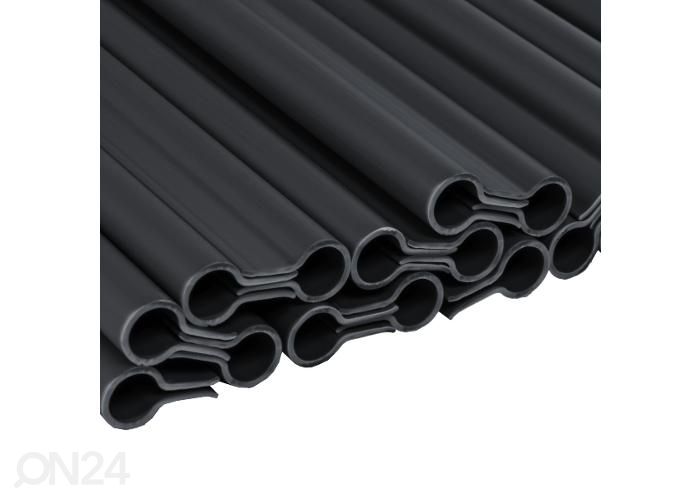 Крепления ленты для забора SOLID 1200 г/м² 19 см, темно-серые увеличить