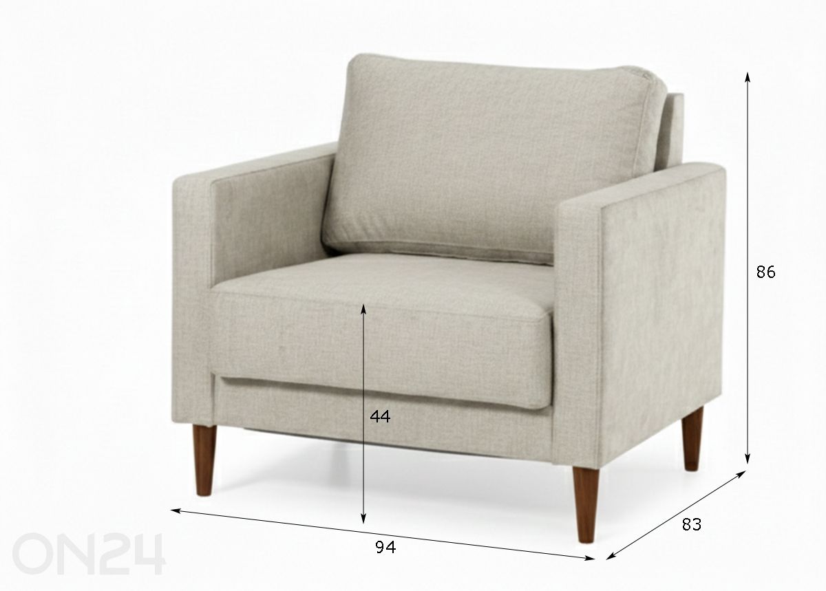 Кресло-кровать Anna увеличить размеры