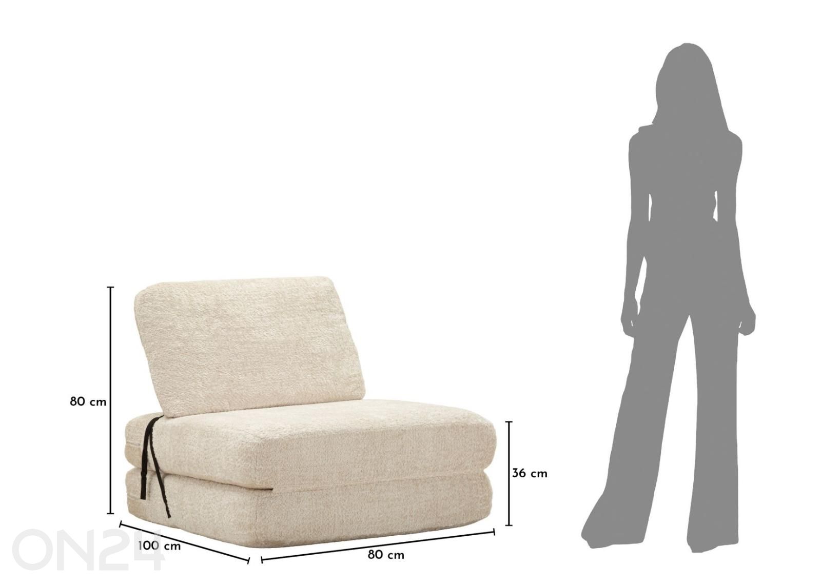 Кресло-кровать Faster увеличить размеры