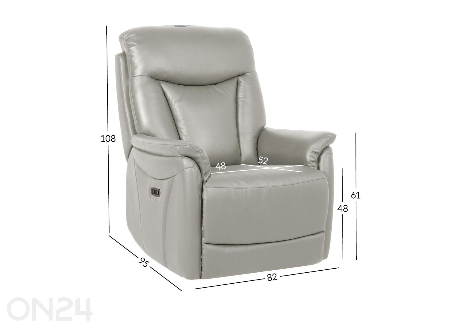 Кресло Baldwin Lift Recliner (электрическое) увеличить размеры