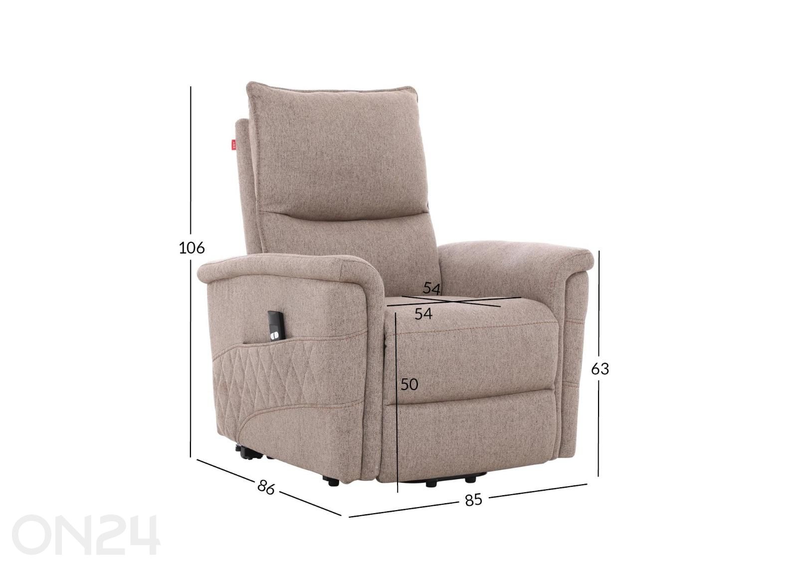Кресло Gianni Lift Recliner увеличить размеры