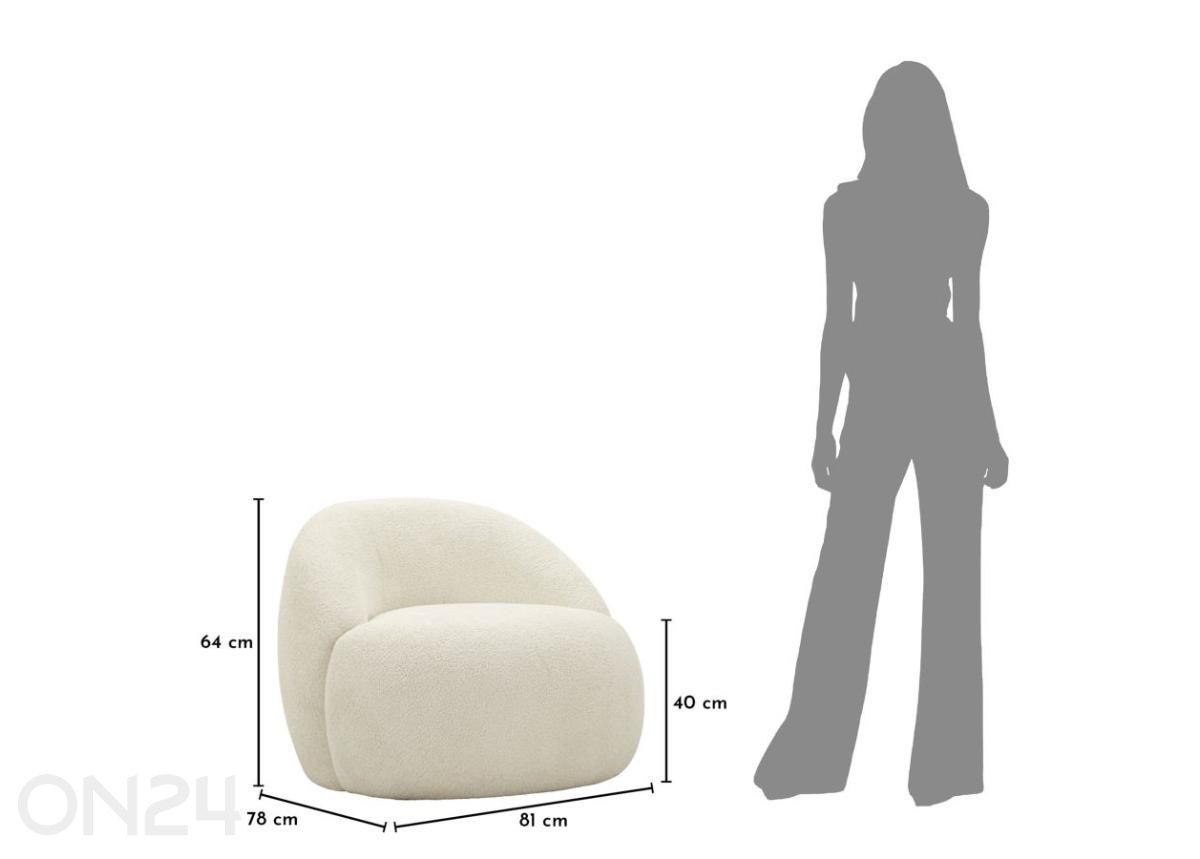 Кресло Ginerva увеличить размеры