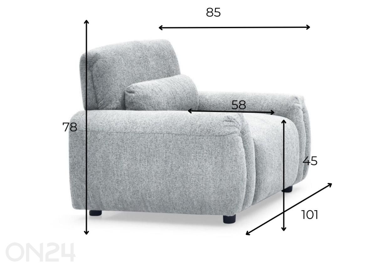 Кресло Medelin увеличить размеры