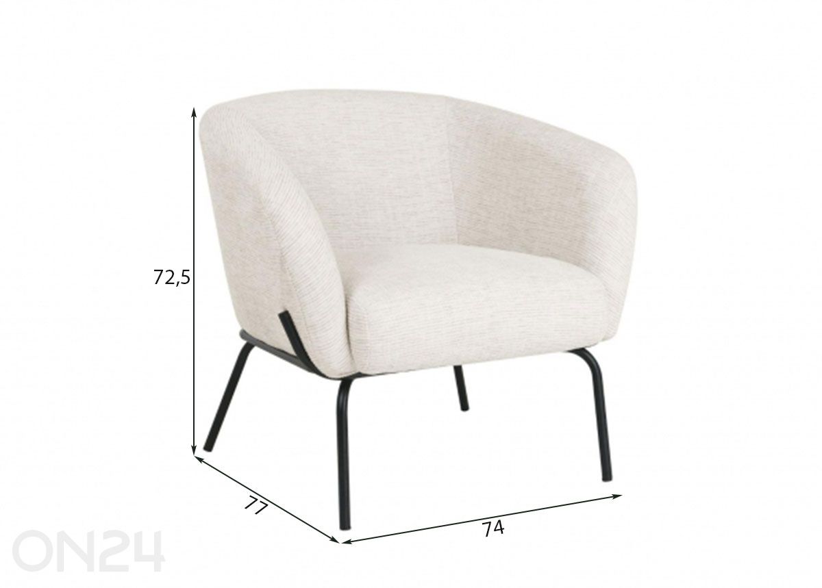 Кресло Micky увеличить размеры