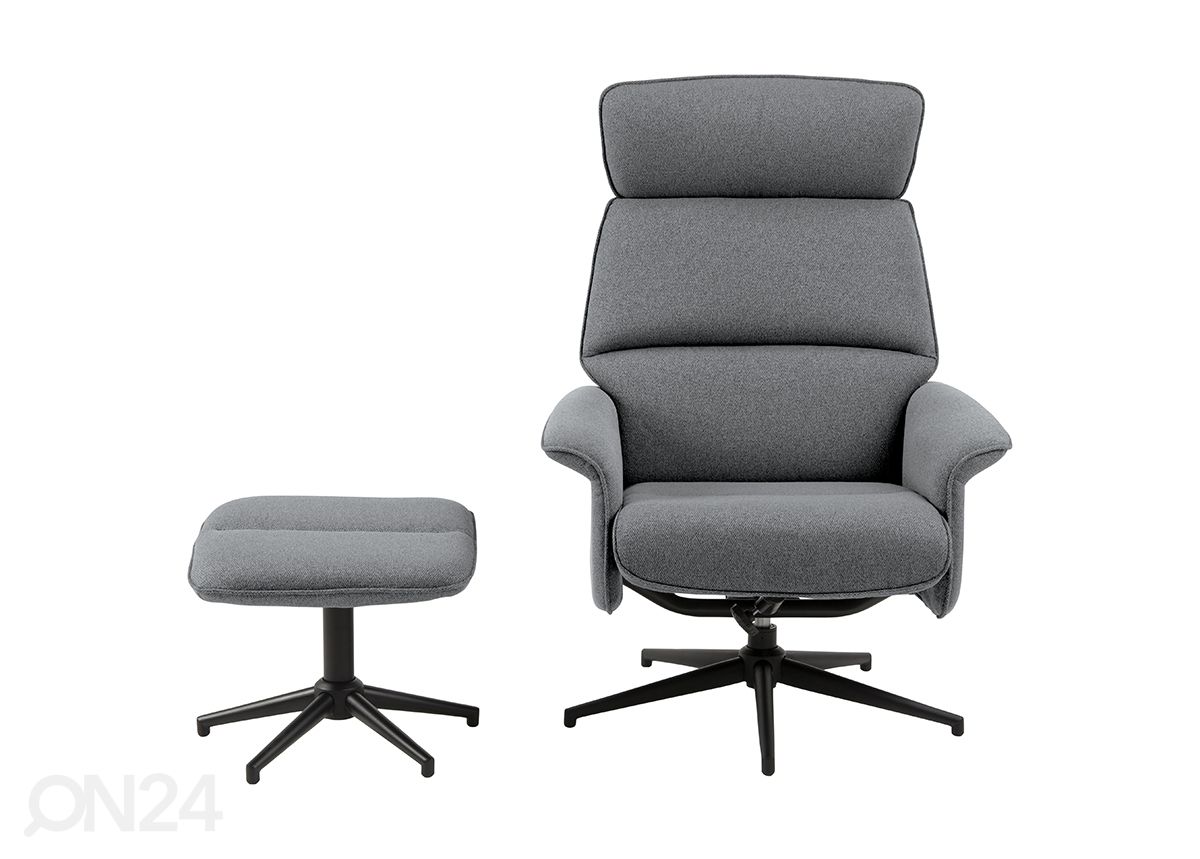 Кресло recliner Alura с банкеткой увеличить