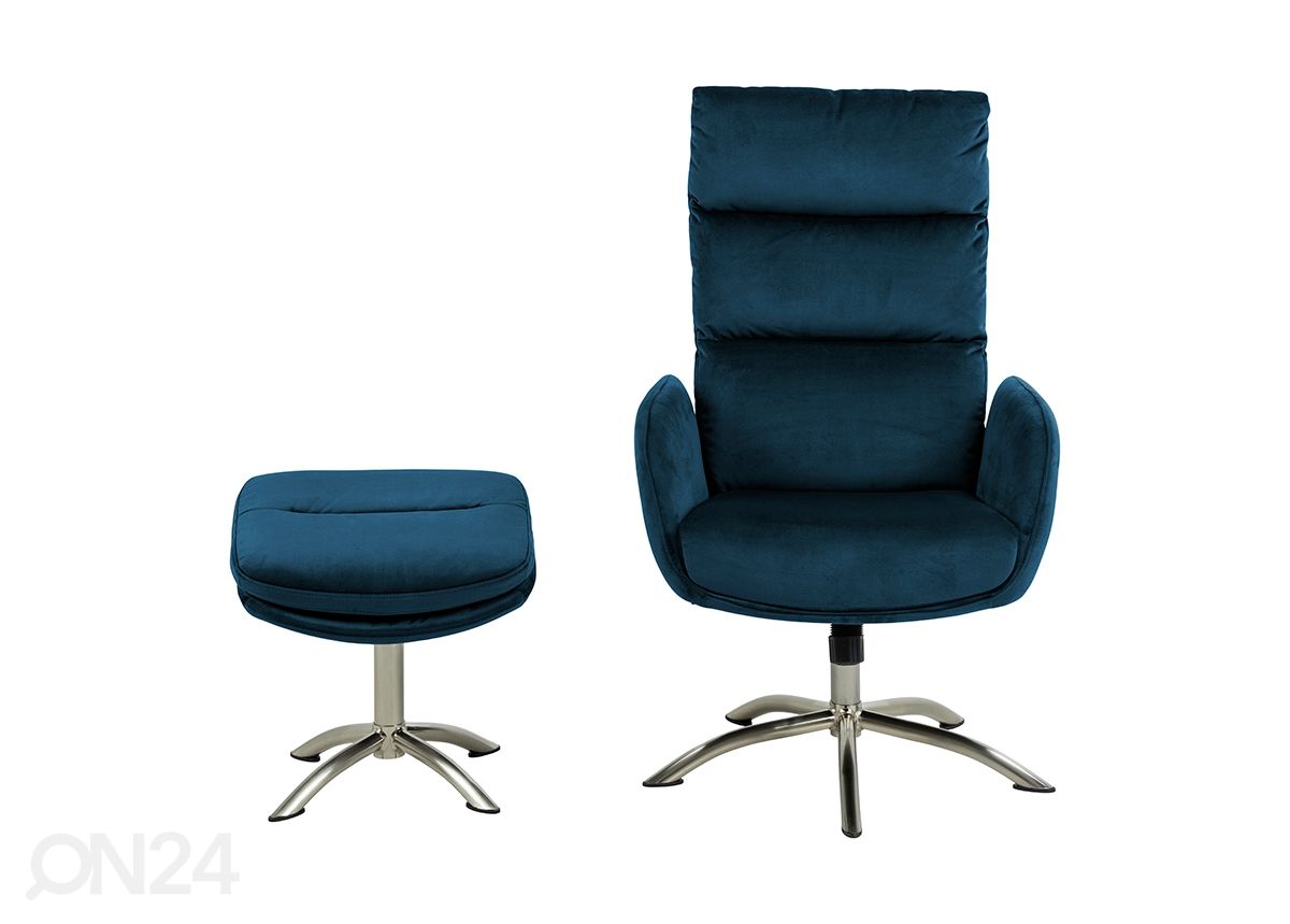 Кресло recliner Haddam + банкетка увеличить