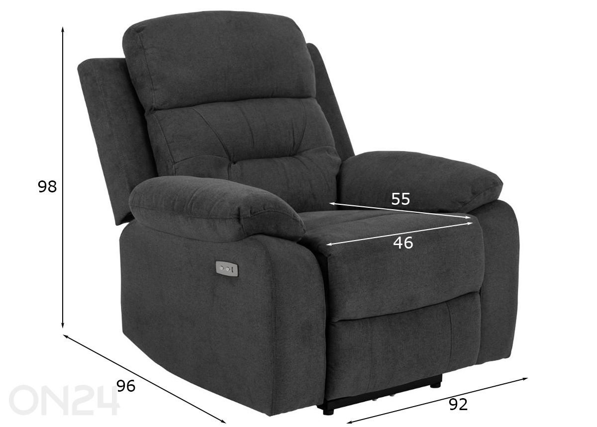 Кресло recliner Vansbro увеличить размеры