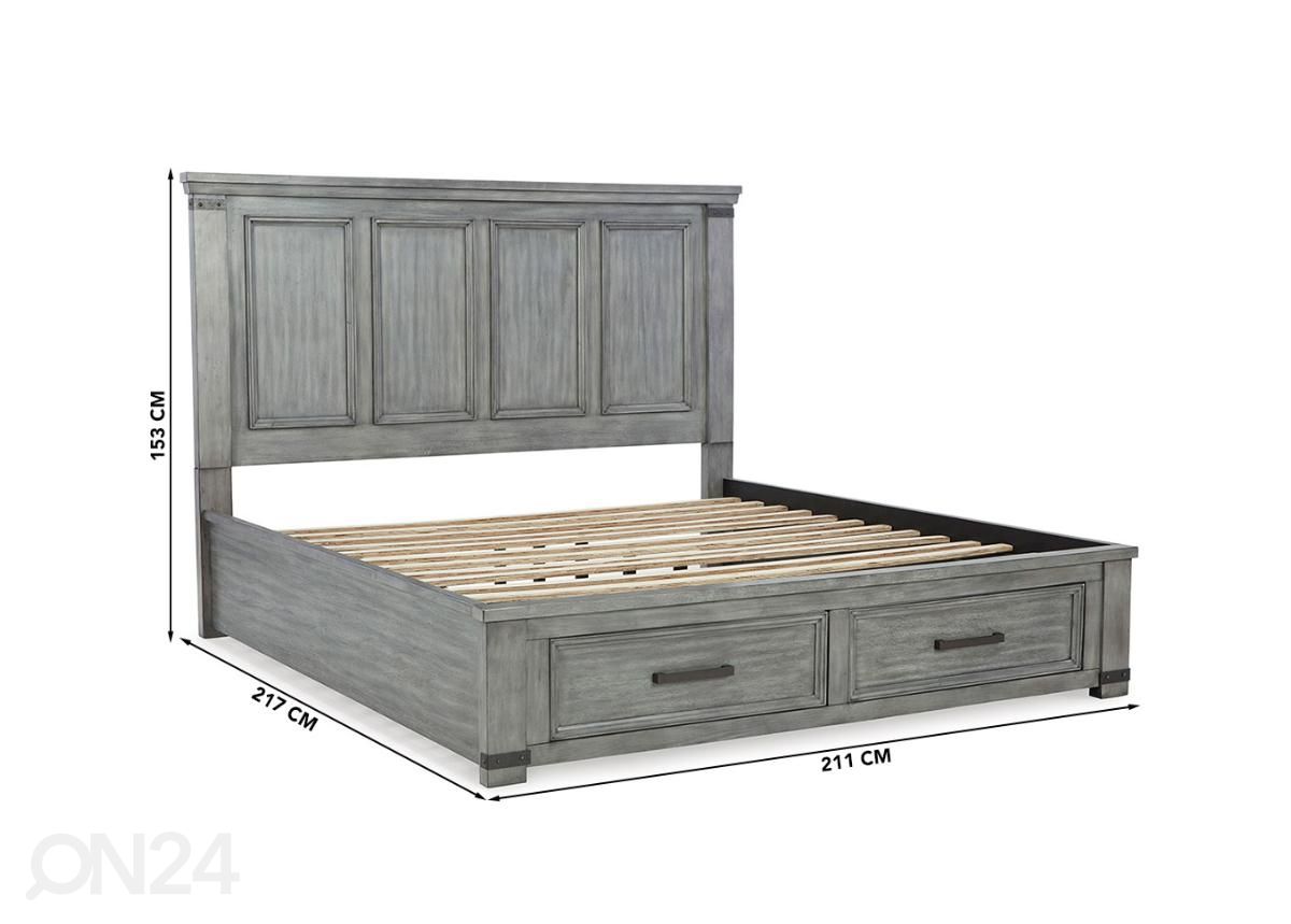 Кровать (King size) увеличить размеры