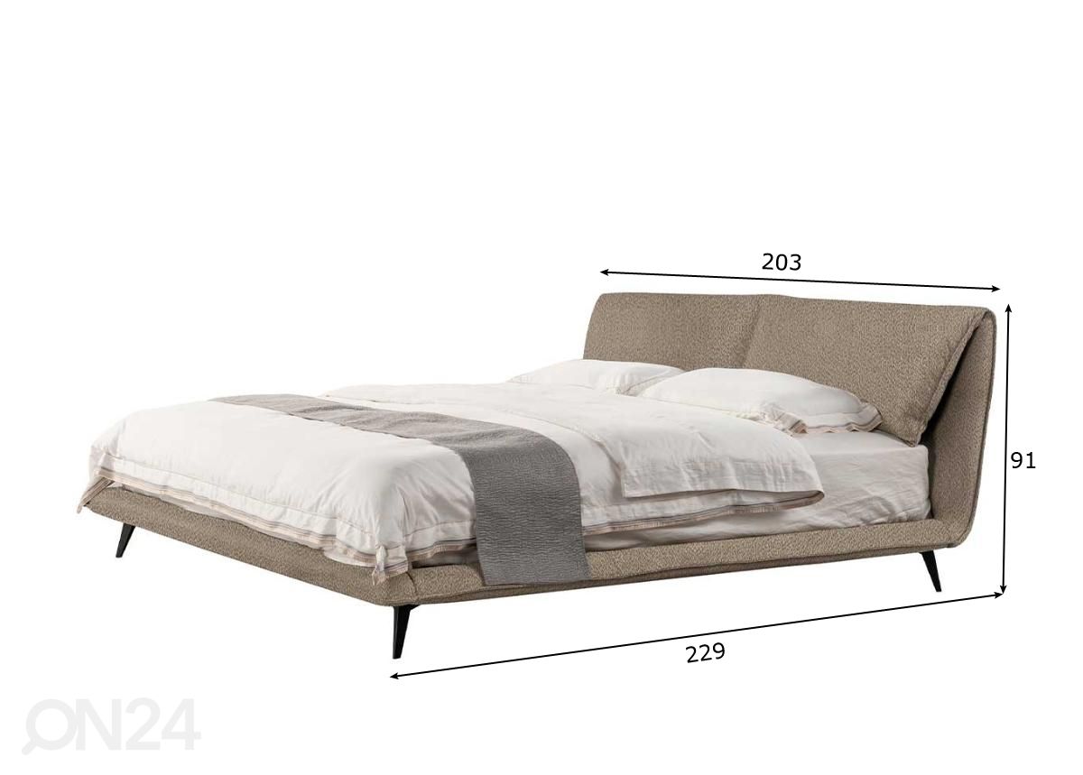 Кровать 180x200 cm увеличить размеры