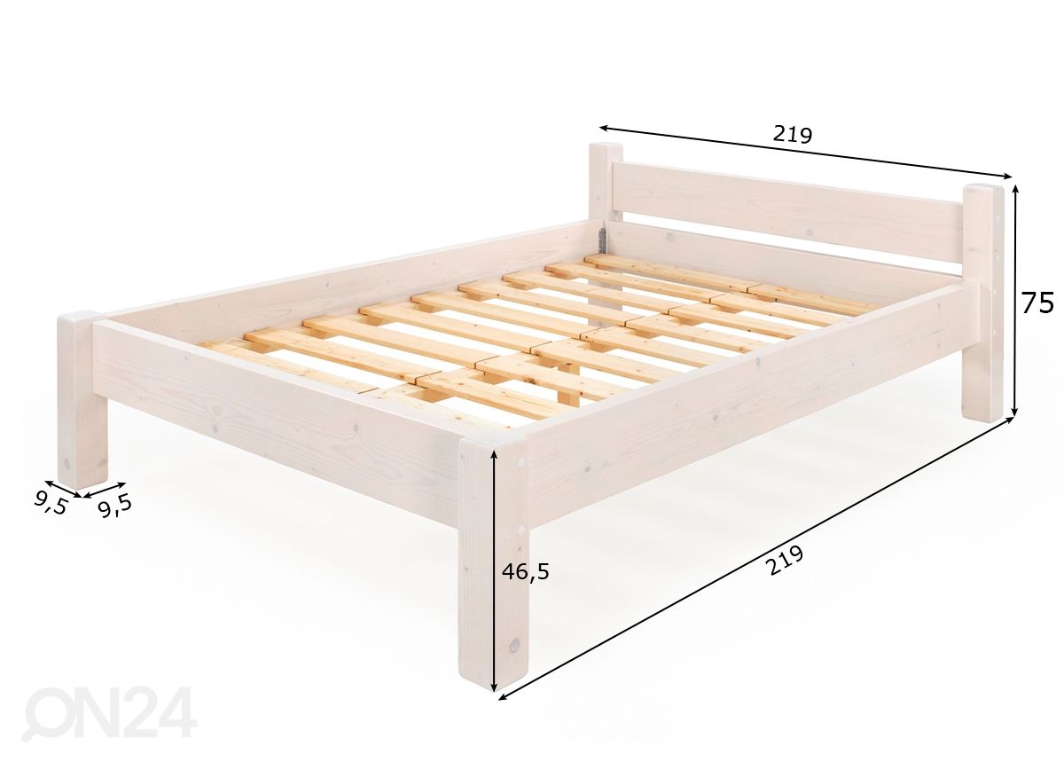 Кровать 200x200 cm увеличить размеры