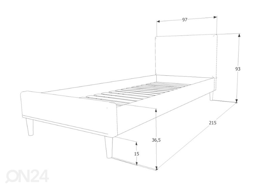 Кровать 90x200 cm увеличить