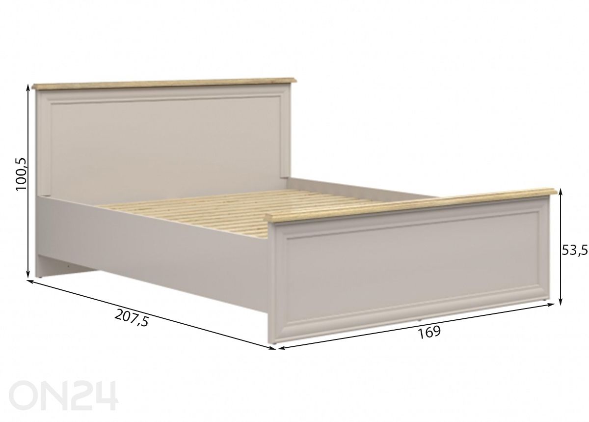 Кровать Anga 160x200 см увеличить размеры