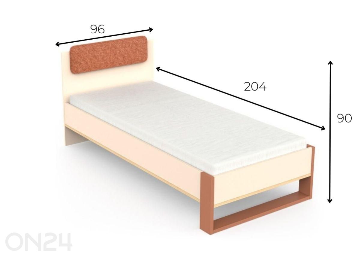 Кровать Camillia 90x200 см увеличить размеры