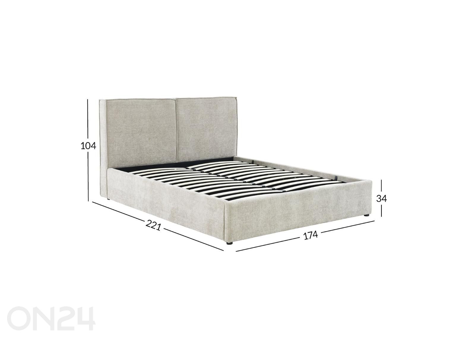 Кровать Damani 160x200 см увеличить размеры