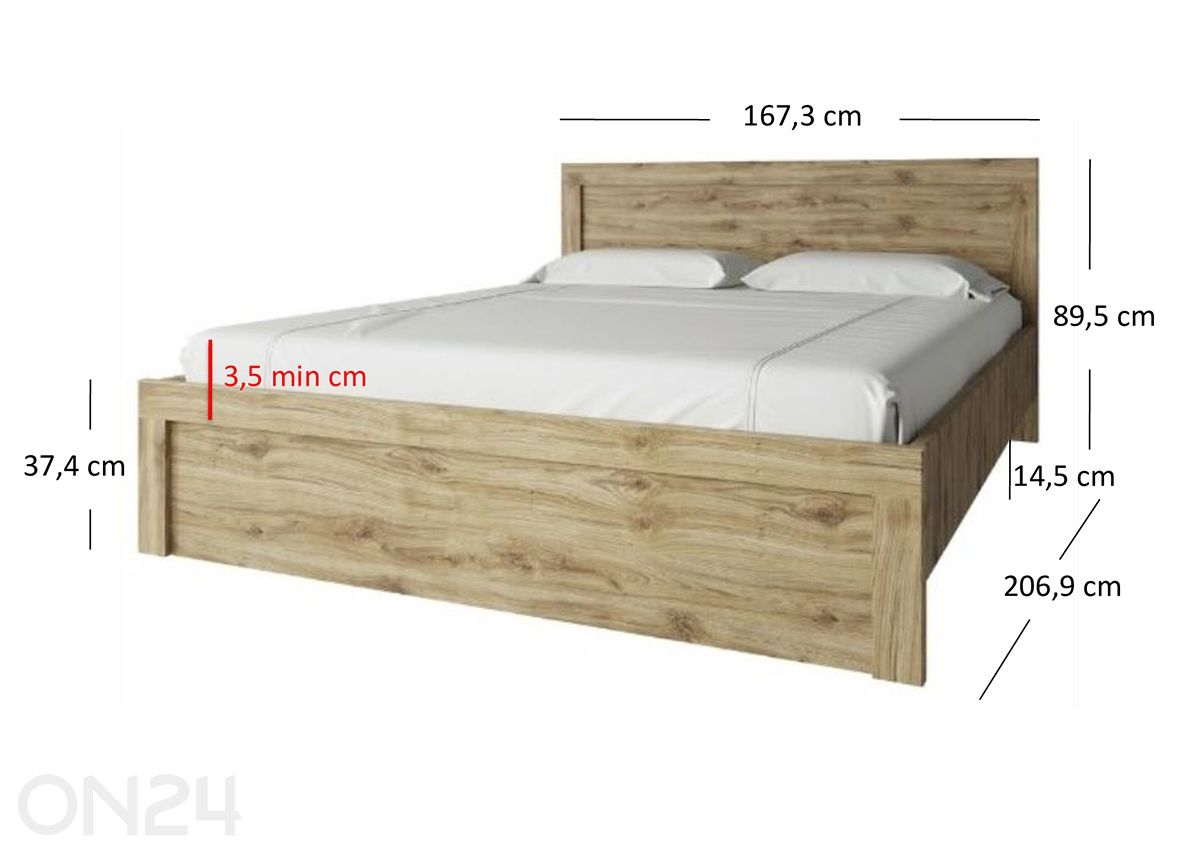 Кровать Doorset увеличить размеры