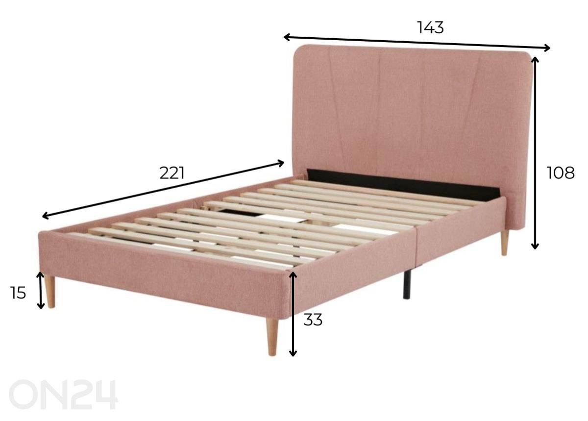 Кровать Elys 120x200 см увеличить размеры