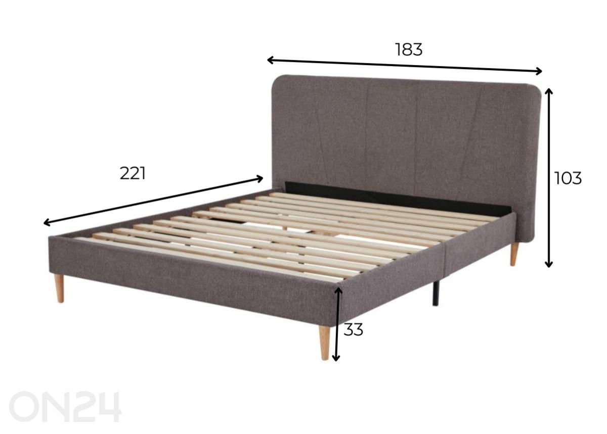 Кровать Elys 160x200 см увеличить размеры