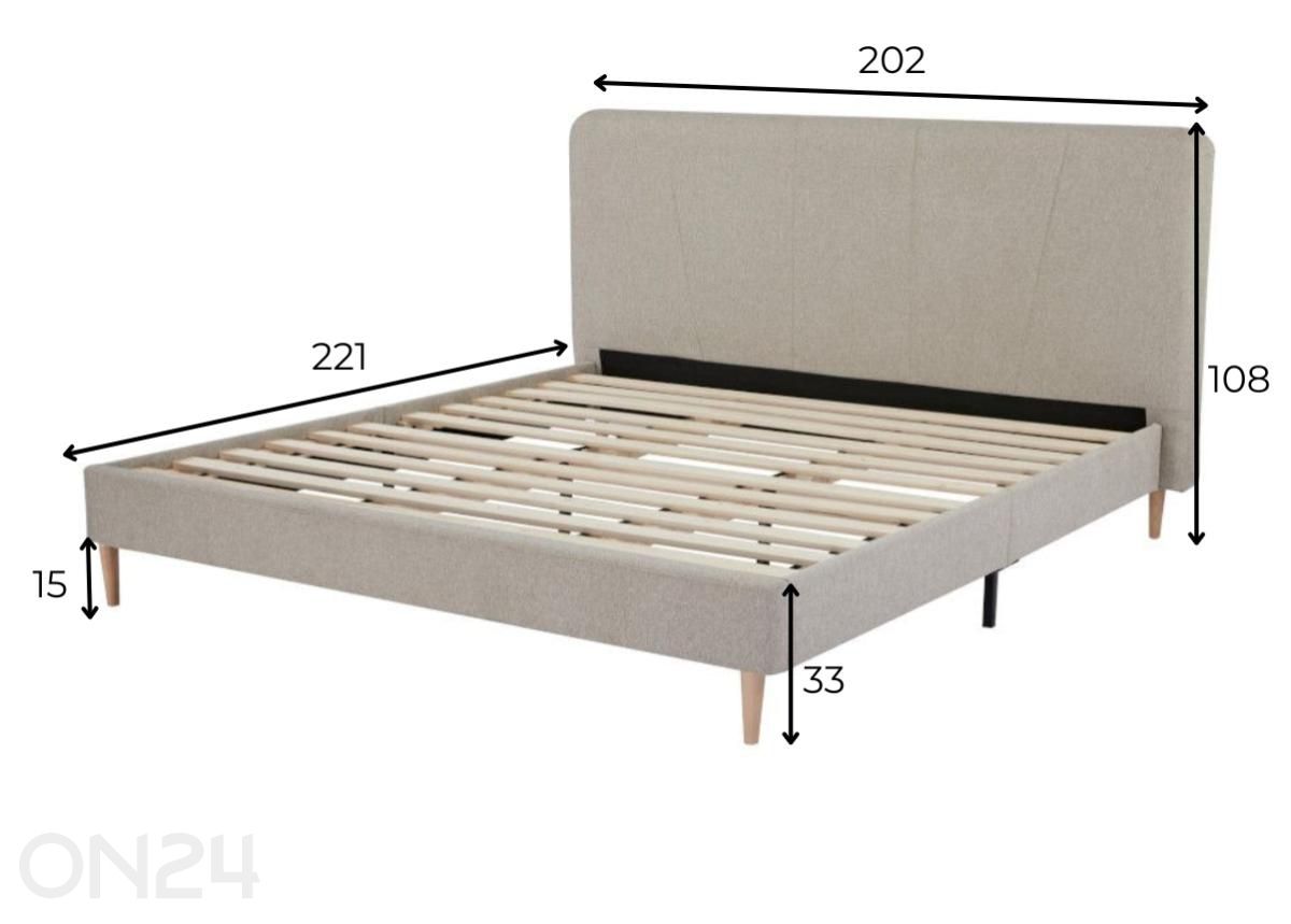 Кровать Elys 180x200 см увеличить размеры