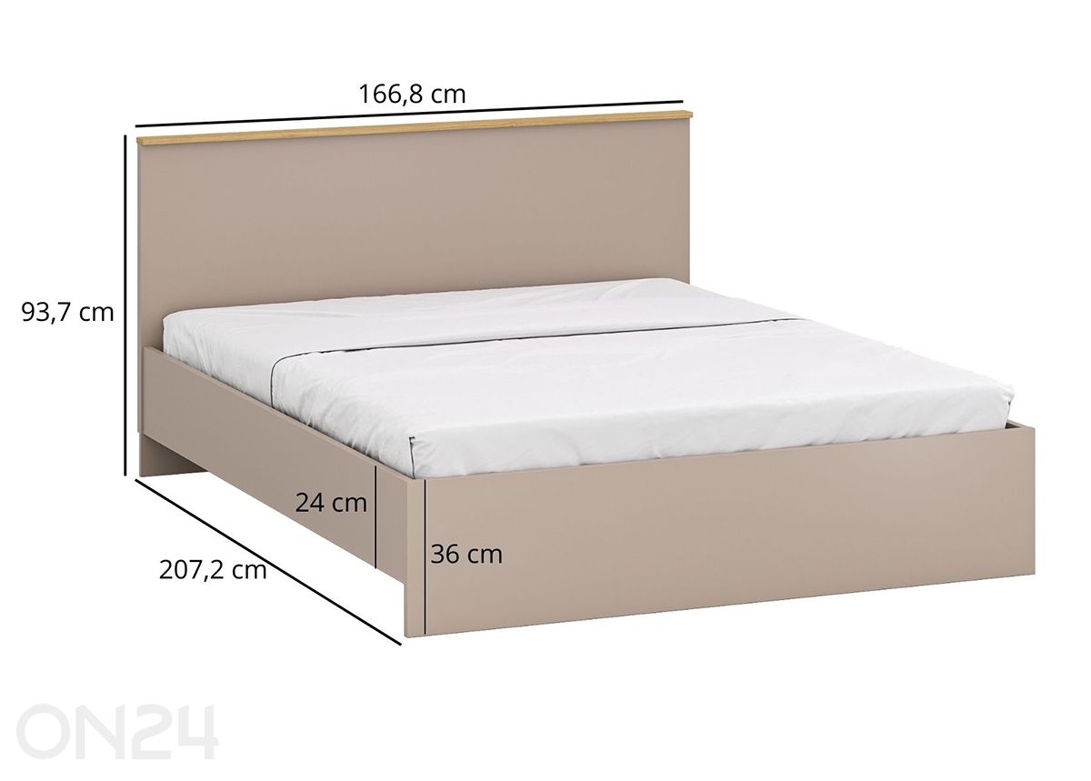 Кровать Idello 160x200 см увеличить размеры