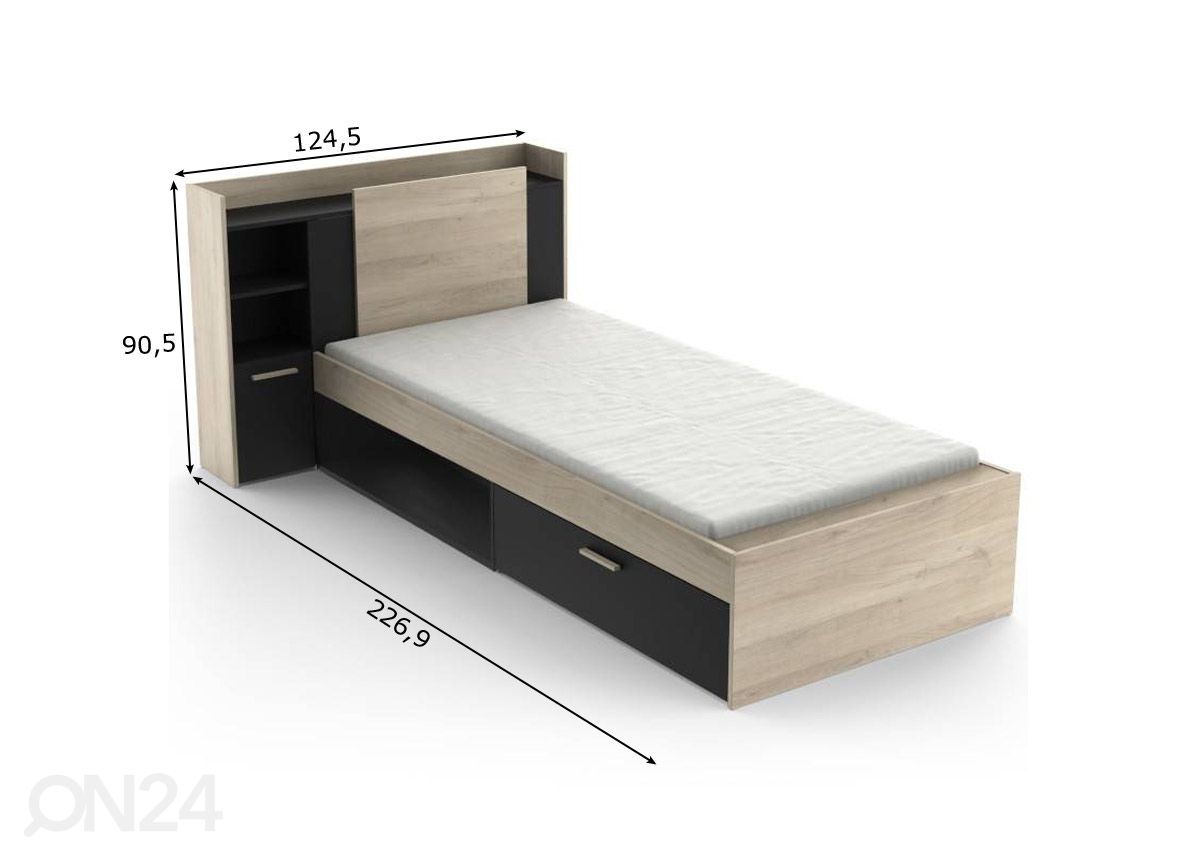 Кровать Life 90x190/200 cm увеличить размеры