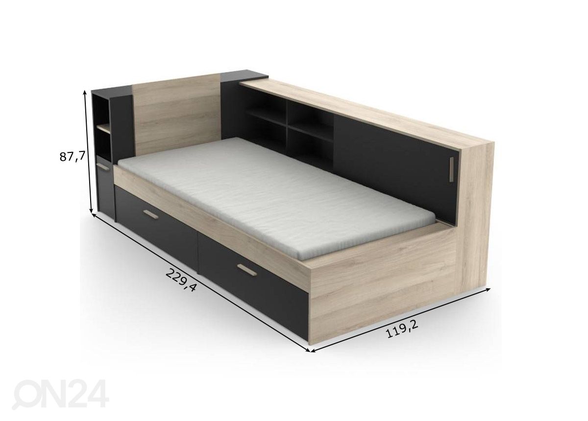 Кровать Life Function 90x190/200 cm увеличить размеры
