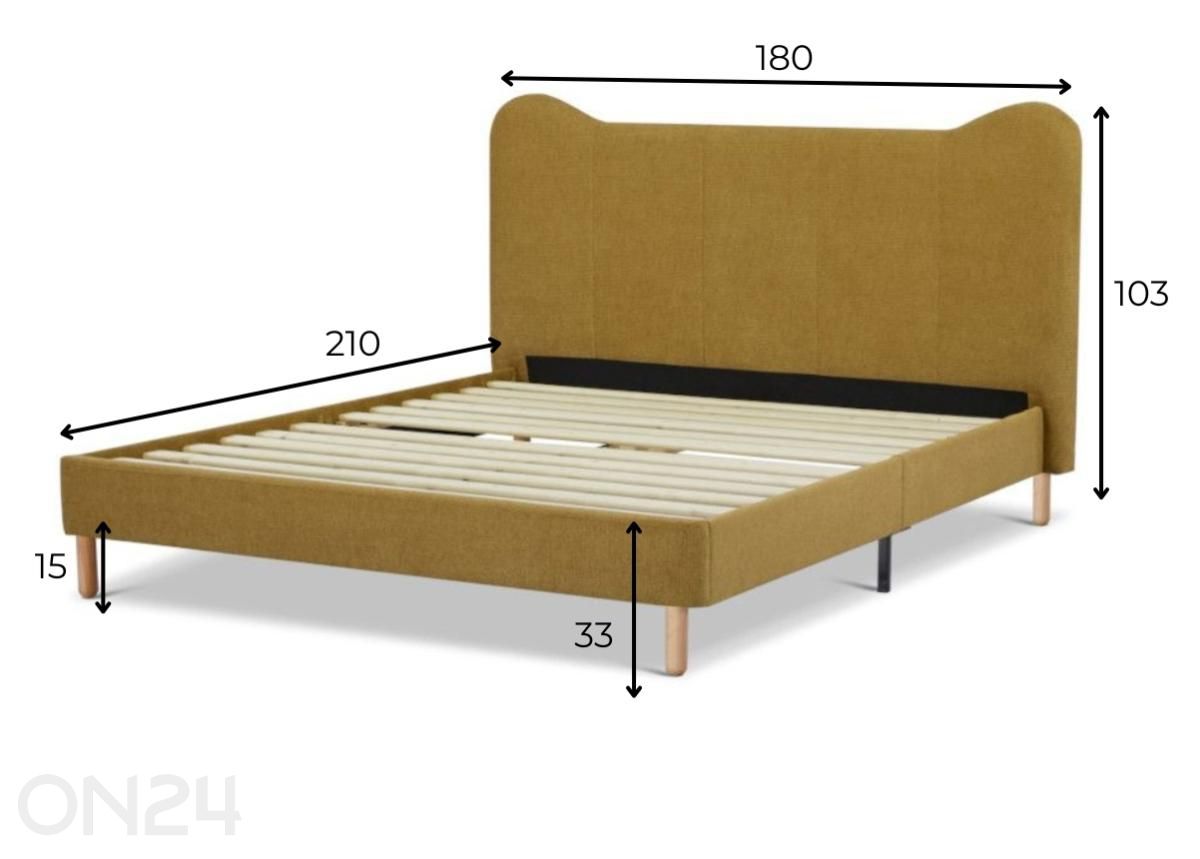 Кровать Oore 160x200 см увеличить размеры