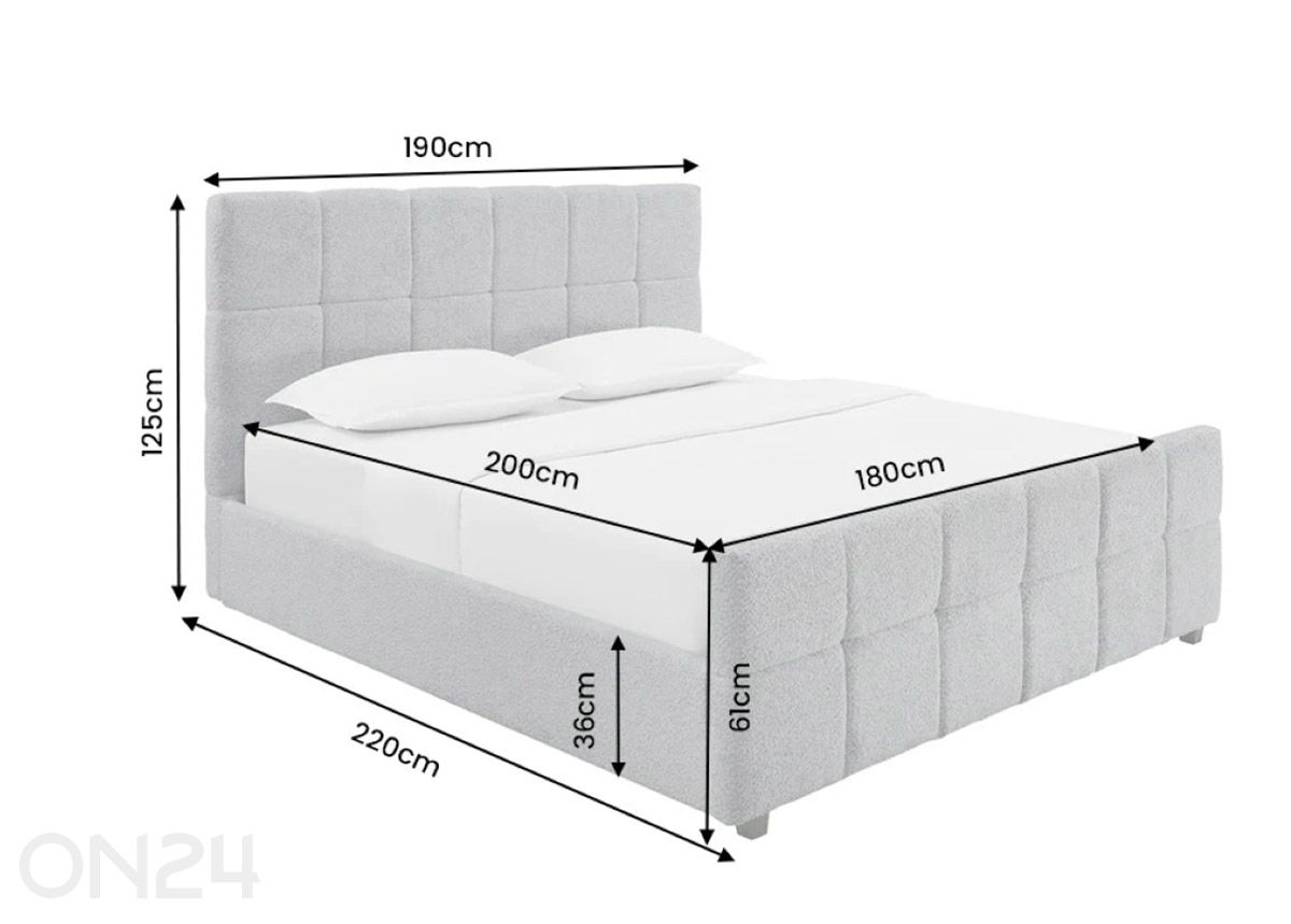 Кровать Prestige 160x200 см увеличить размеры