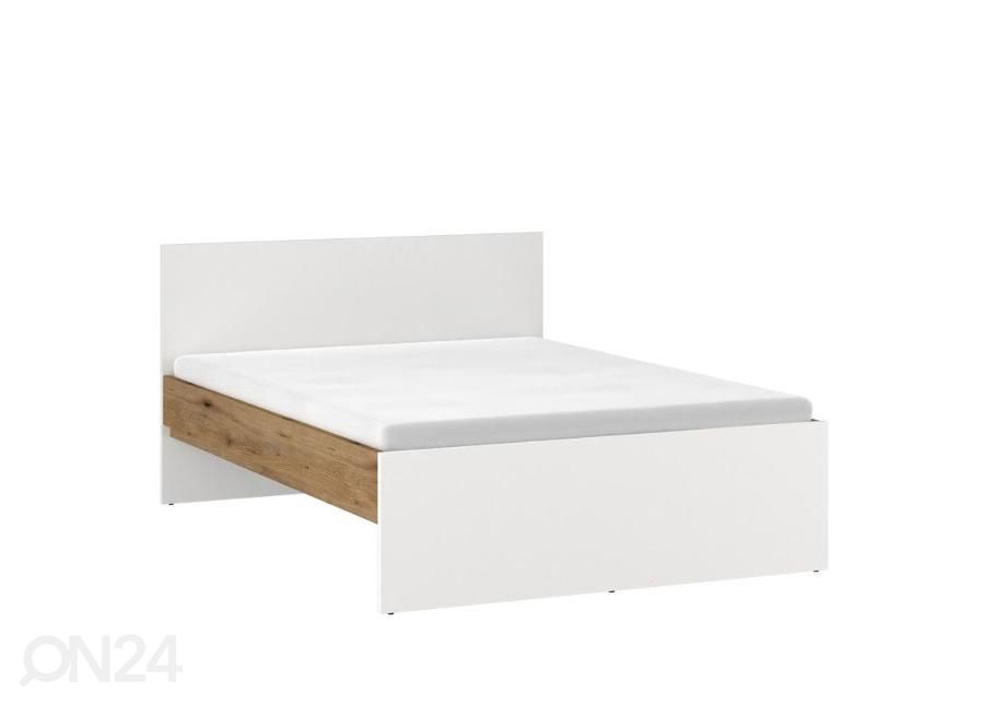 Кровать Ricko 120x200 cm, белый/дуб увеличить
