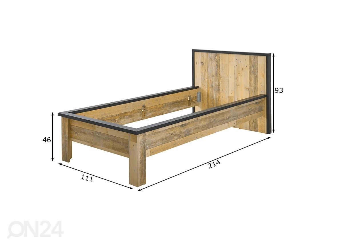 Кровать Sherwood 90x200 см увеличить размеры