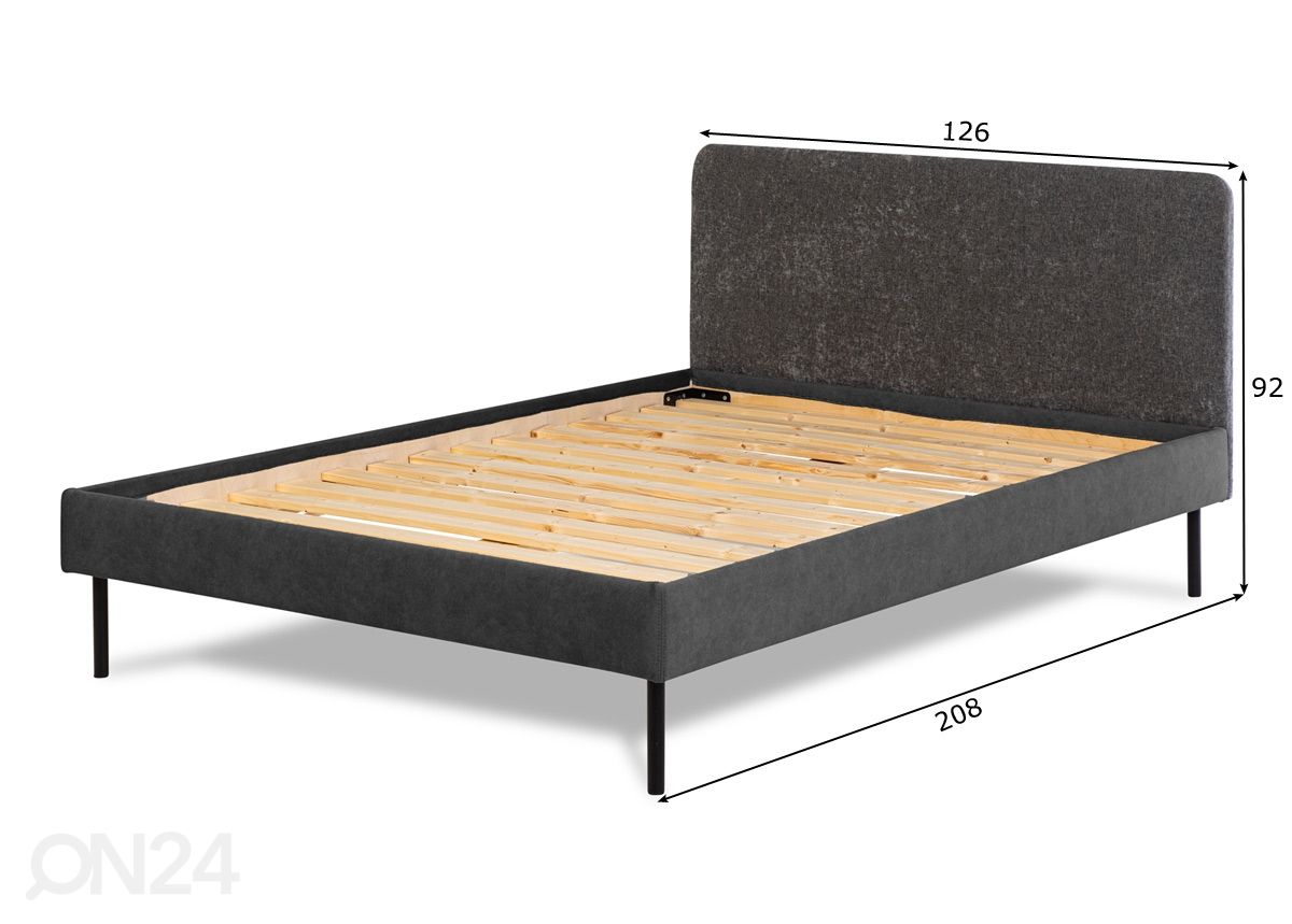 Кровать Thor 120x200 cm увеличить размеры