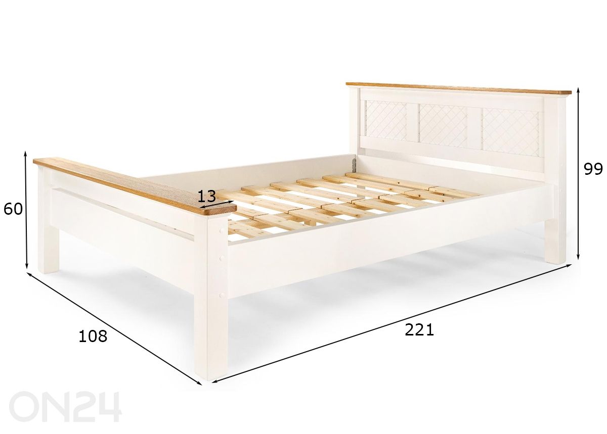 Кровать Tommy 90x200 см увеличить размеры