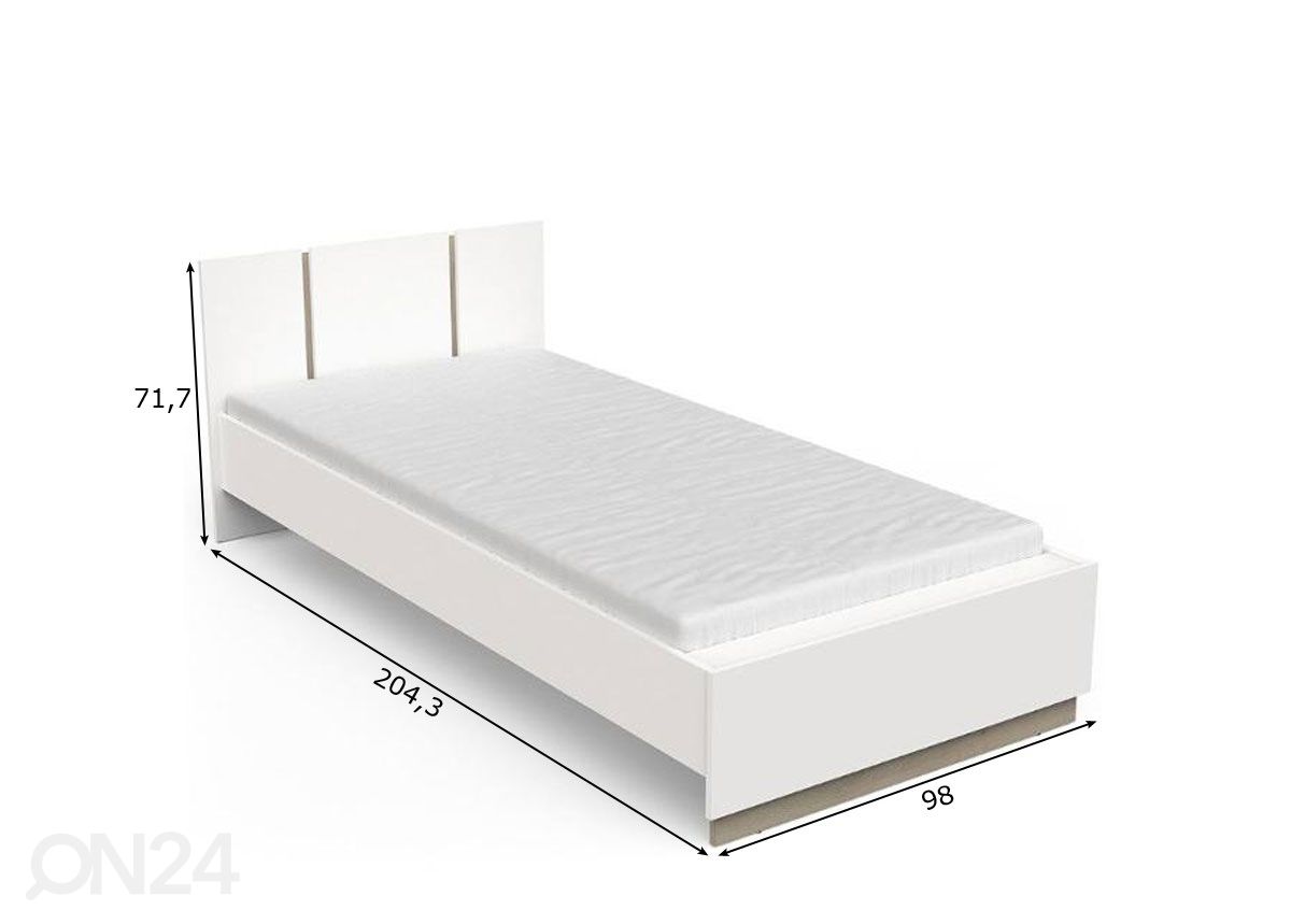 Кровать Watson 90X190/200 см увеличить размеры