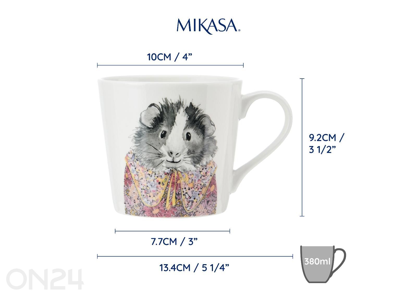 Кружка Mikasa Tipperleyhill guinea pig 380 мл увеличить размеры