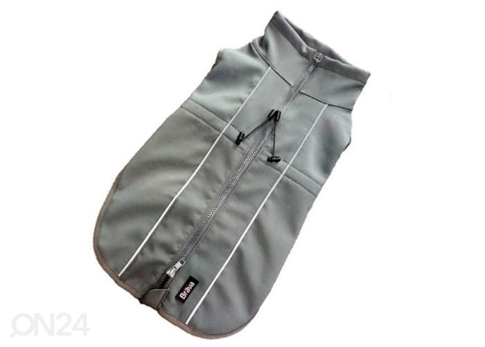 Куртка Finnero Sport softshell для собак 25 см серая увеличить
