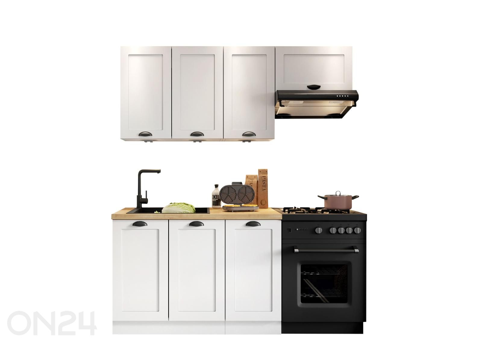 Кухонная мебель Adeele 180/120 см + LED увеличить