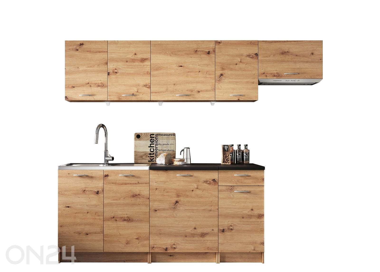 Кухонная мебель Melani 240 см + LED увеличить