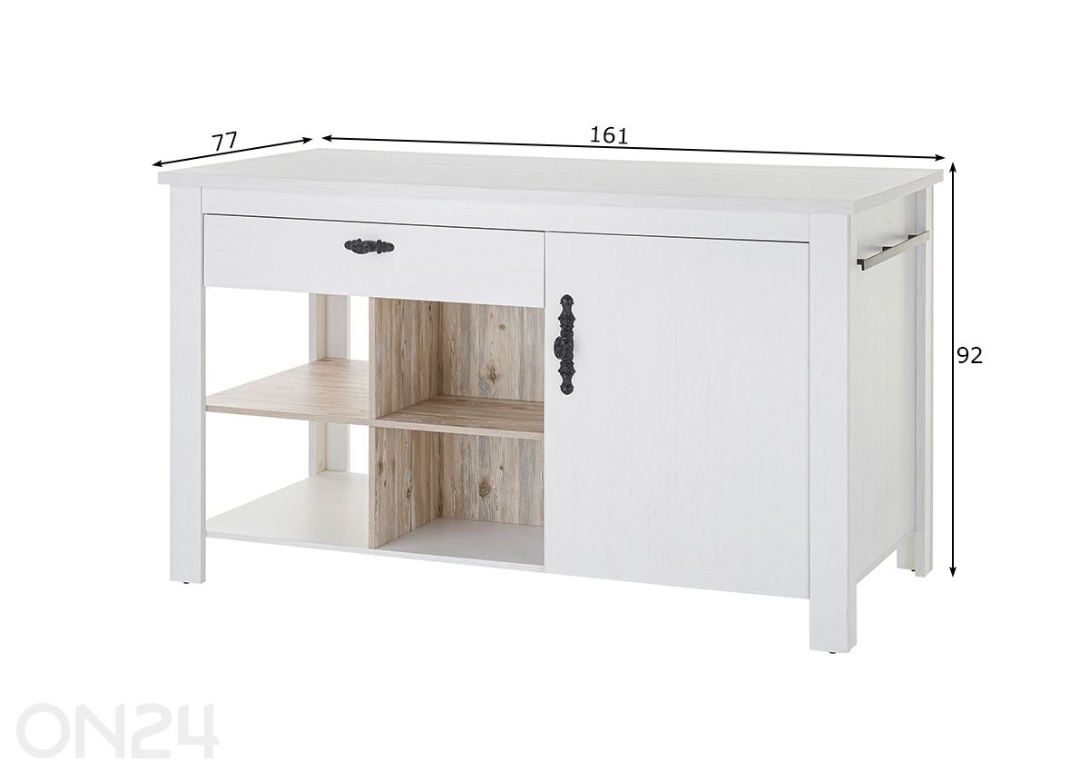 Кухонный остров Florenz увеличить размеры