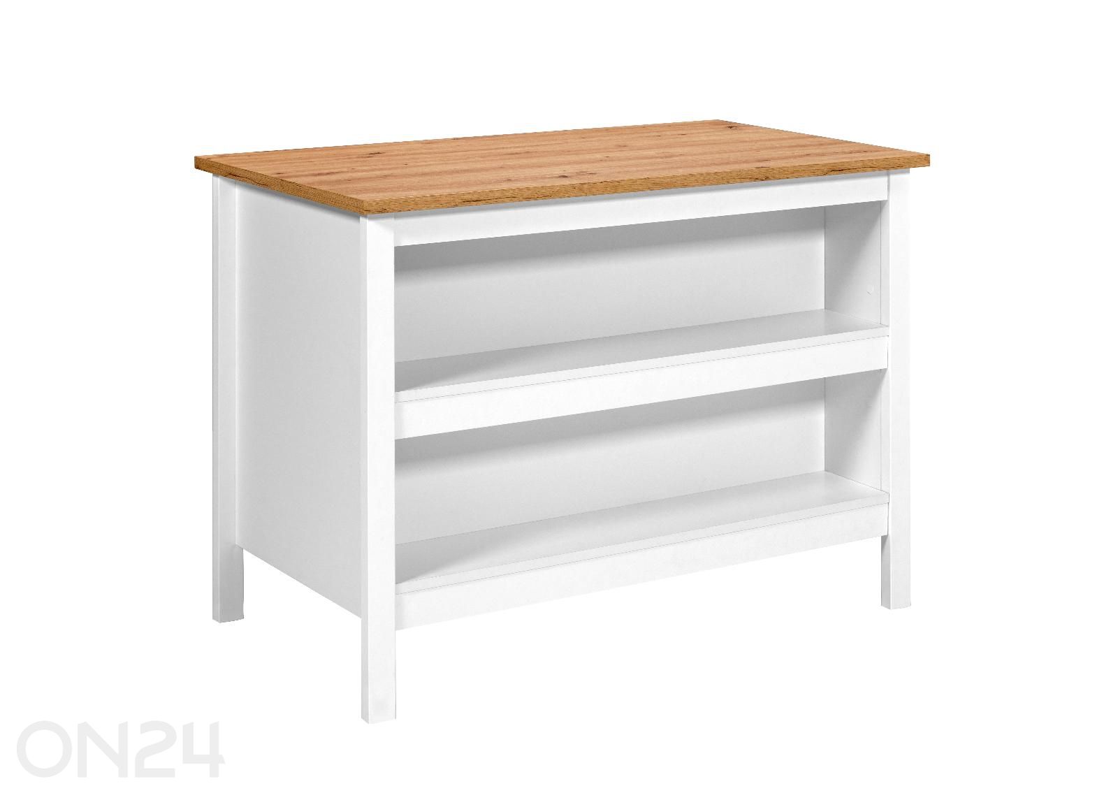 Кухонный остров Julina, белый/дуб артисан увеличить