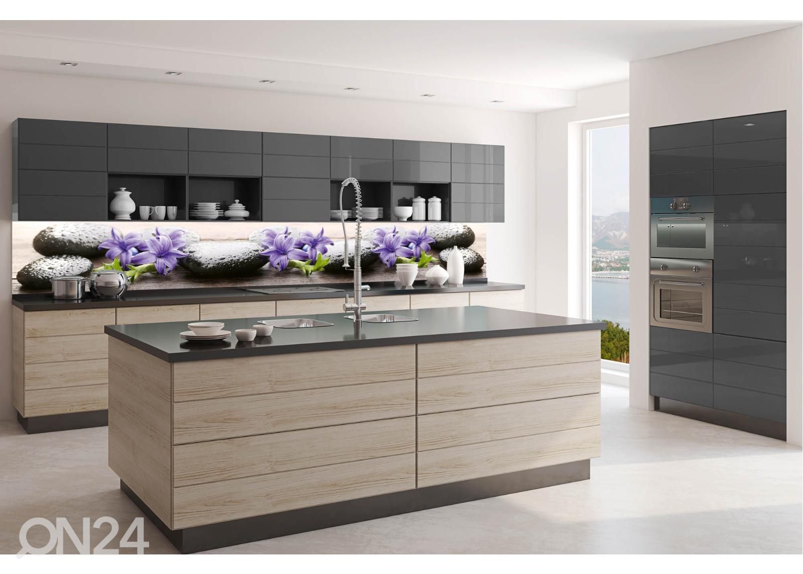 Кухонный фартук Spa Hot Stones 350x60 см увеличить